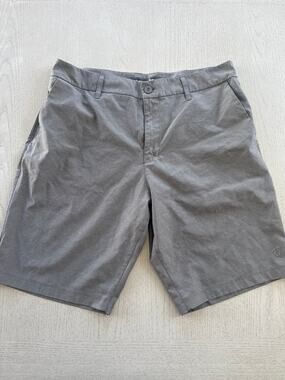 HangTen Mens Grey Chino Shorts Size 34 Surfer SoCal